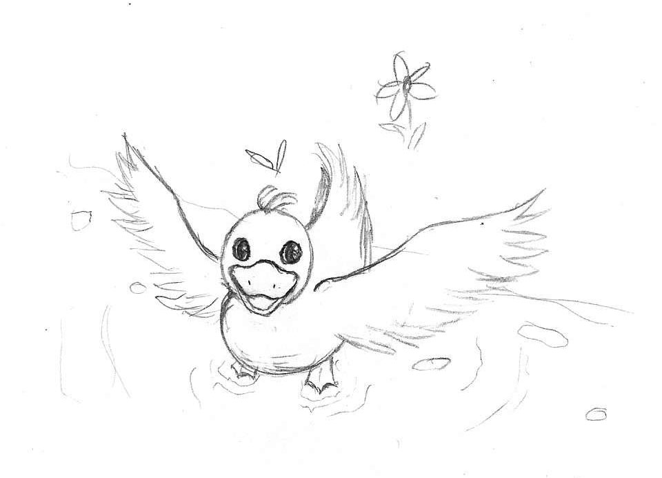 960x693 Drawing But Mostly Just Flowers And Ducks