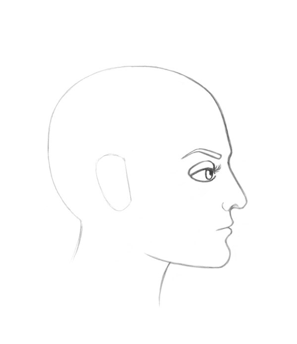 600x696 How To Create A Medieval Style Female Profile With Ink And Pencils