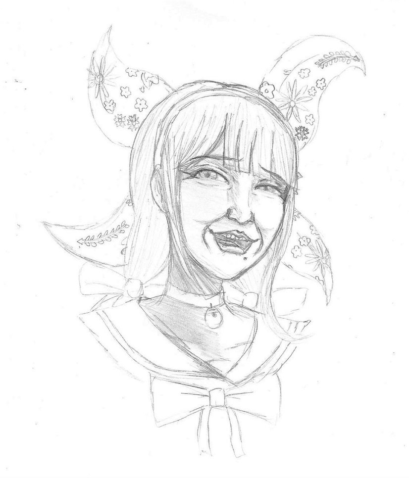 826x966 Realistic Tenko Face (Sketch) By Starwolf597