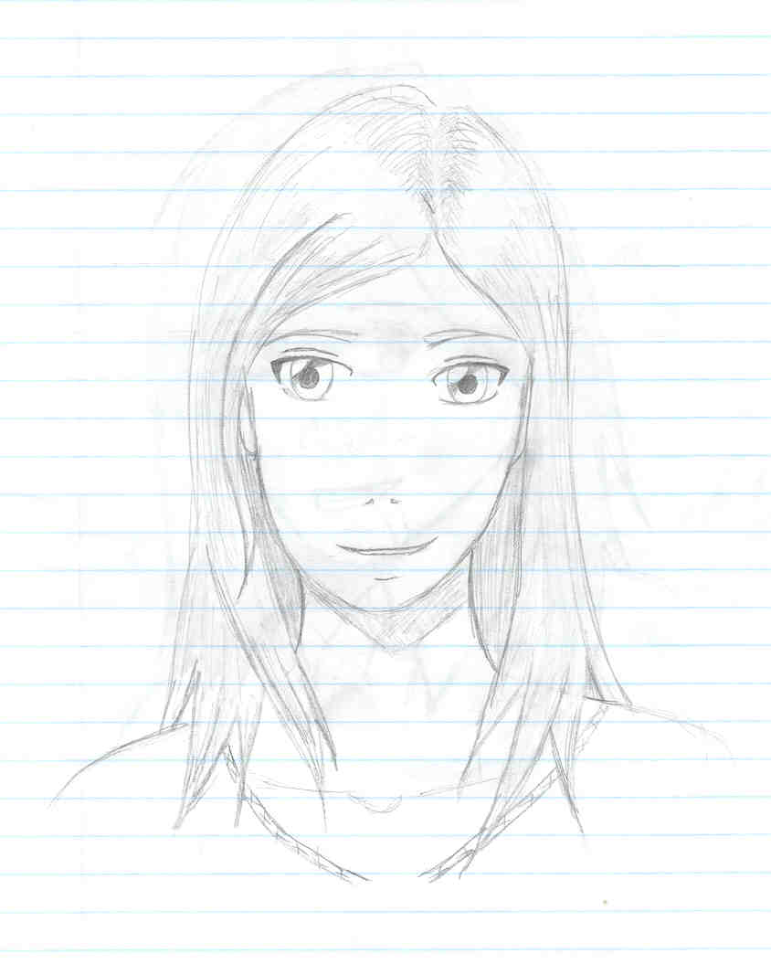 844x1055 Realistic Anime Face By Miaod