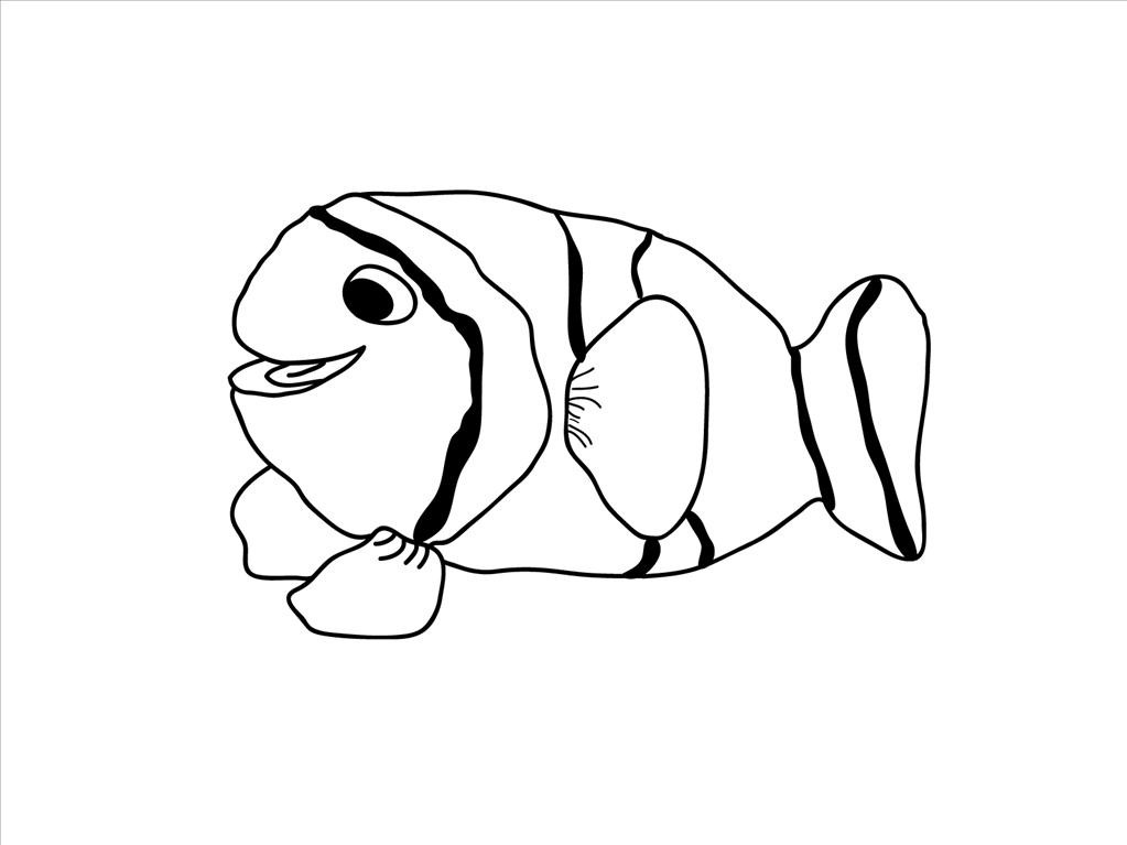 1023x767 Good Realistic Fish Coloring Pages Photo Unknown Resolutions