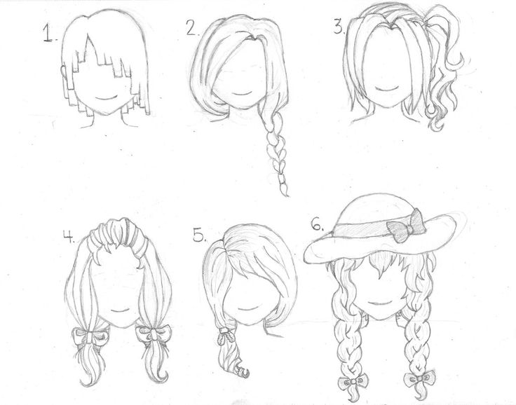 Realistic Hair Drawing