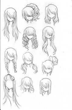 236x363 Creative How To Draw Hair Tutorial By Nike 93