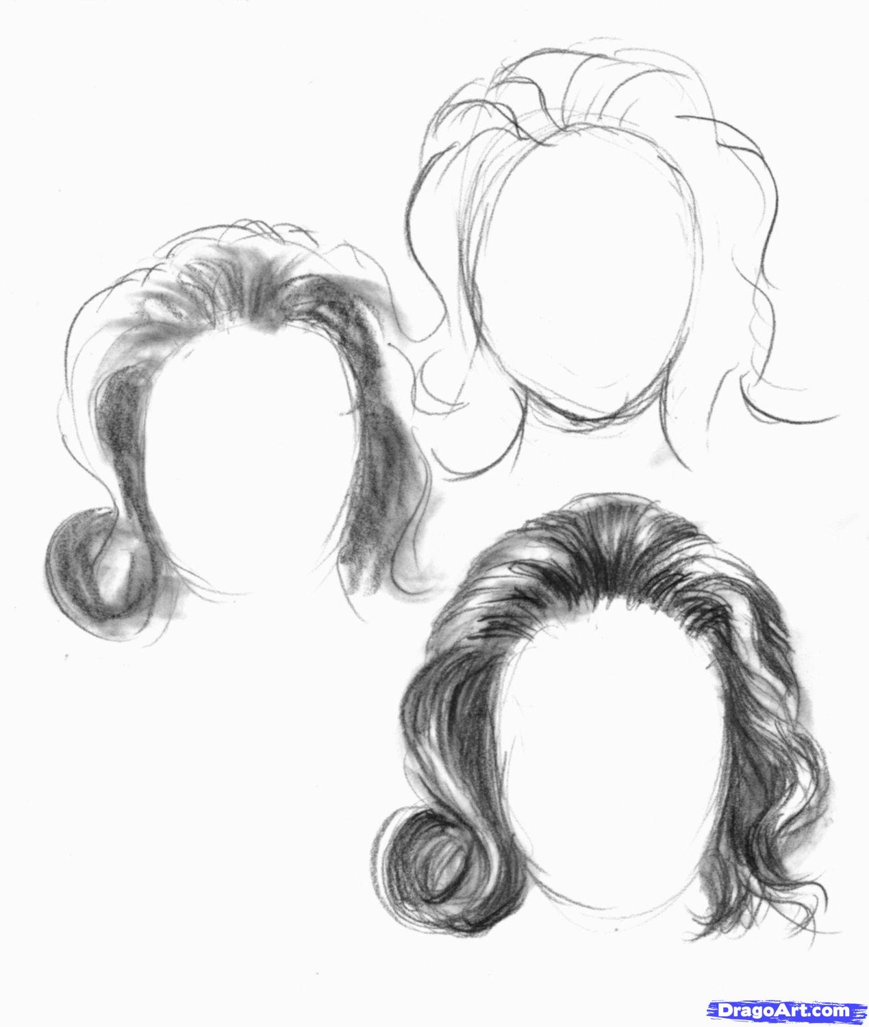 1269x1500 Drawing Hair Step By Step Stepstep How To Draw Shade Realistic