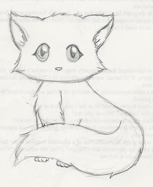 615x750 This Is A More Detailed Drawing Of A Kitten In The Gallery Im