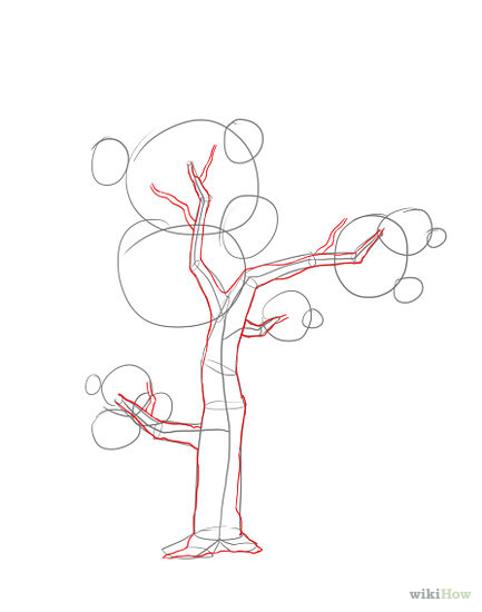 433x550 Drawing Trees Step By Step