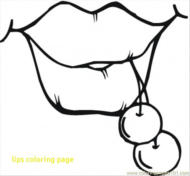 650x603 Lips Coloring Page Coloringpageforkids.co