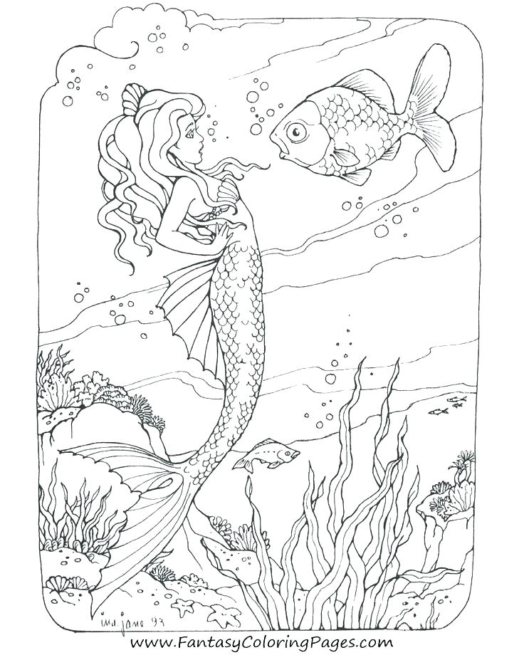 736x920 Mermaid Coloring Pages Online Mermaid Coloring Pics Barbie Mermaid