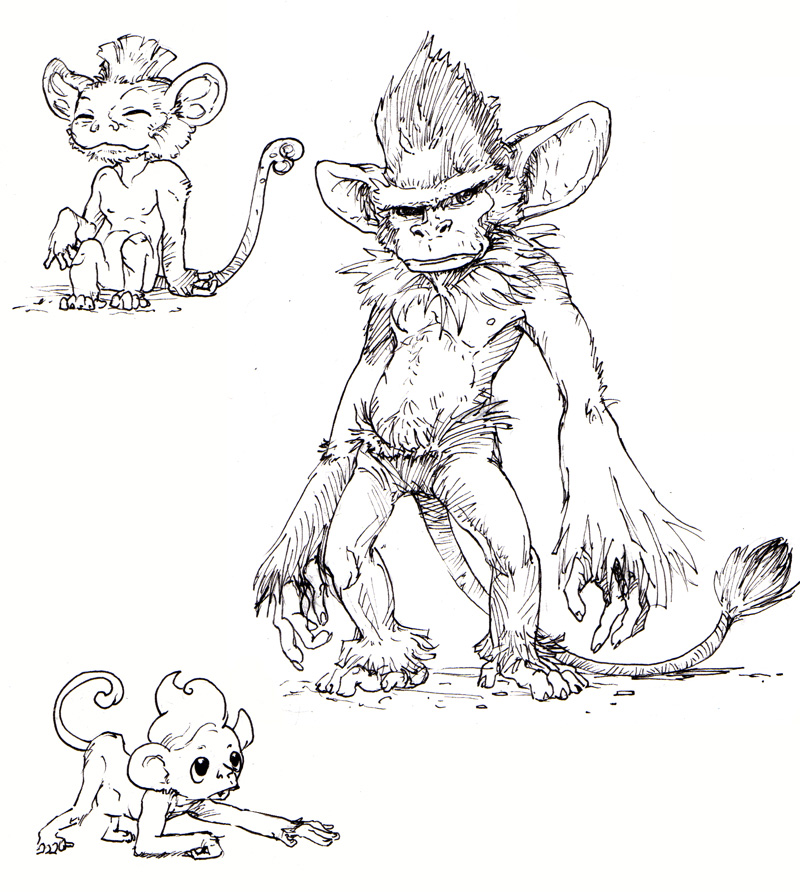 800x892 Simisage And Other Monkeys By Eolkh