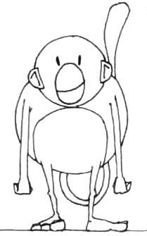 209x335 Cartoon Monkey How To Draw Lesson