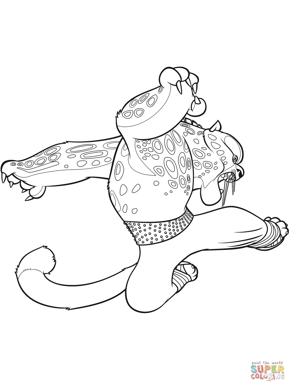 1000x1327 Kung Fu Panda Coloring Pages Free Coloring Pages