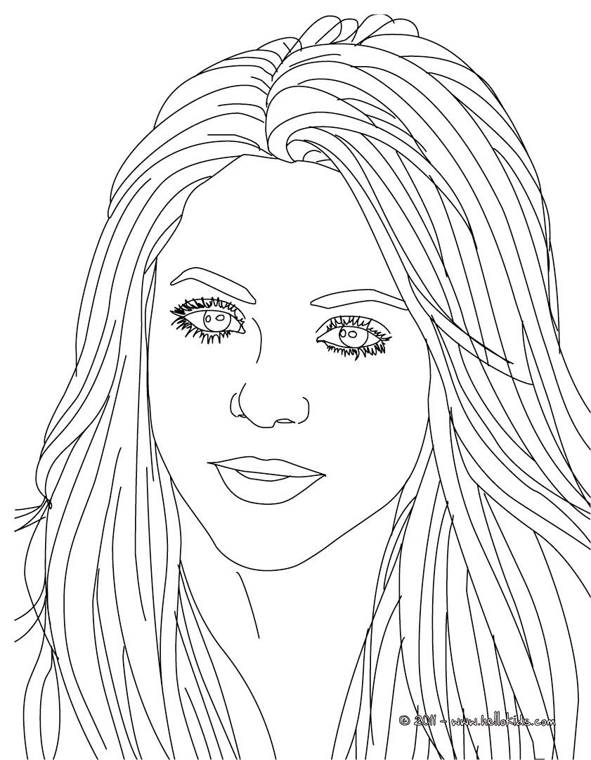 841x1081 Shakira Songwriter Coloring Pages