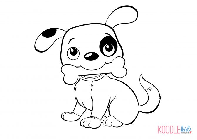 671x476 Coloring Pages Puppy Drawing Picturesid38365 V4 728px Draw