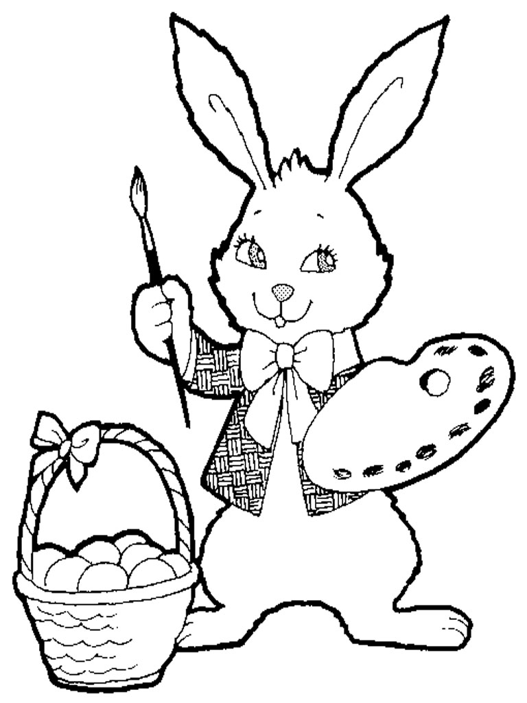 768x1024 Rabbits Coloring Pages Realistic Realistic Coloring Pages
