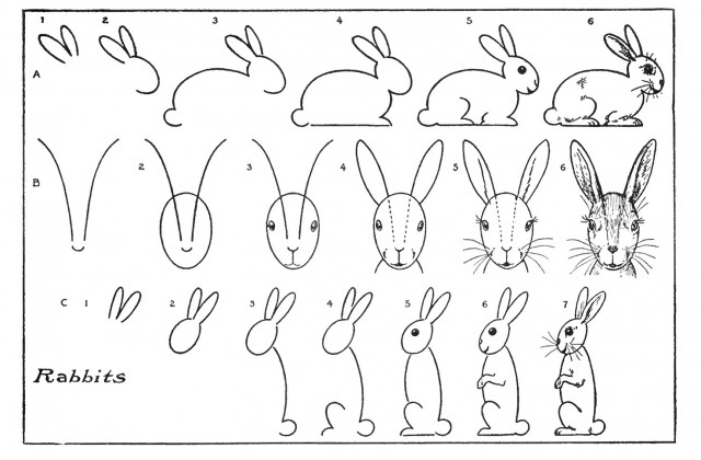 640x420 Tag For How To Draw A Really Cute Bunny Cute Bunny Drawing How