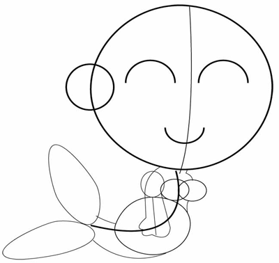 400x378 How To Draw Cartoon Mermaids With Easy Step By Step Drawing Lesson