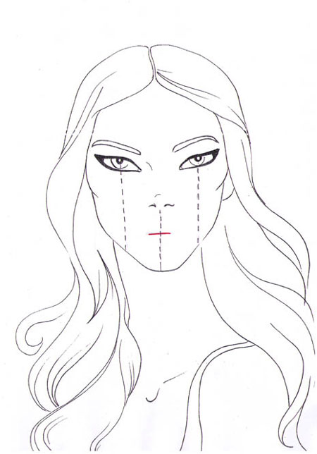 450x644 How To Draw A Smile I Draw Fashion