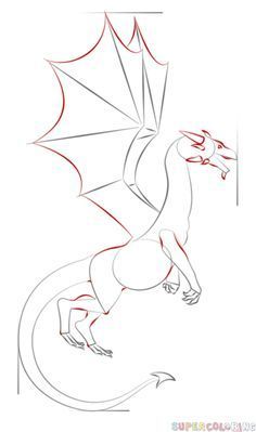 236x399 How To Draw A Realistic Dragon Step By Step Drawing Tutorials