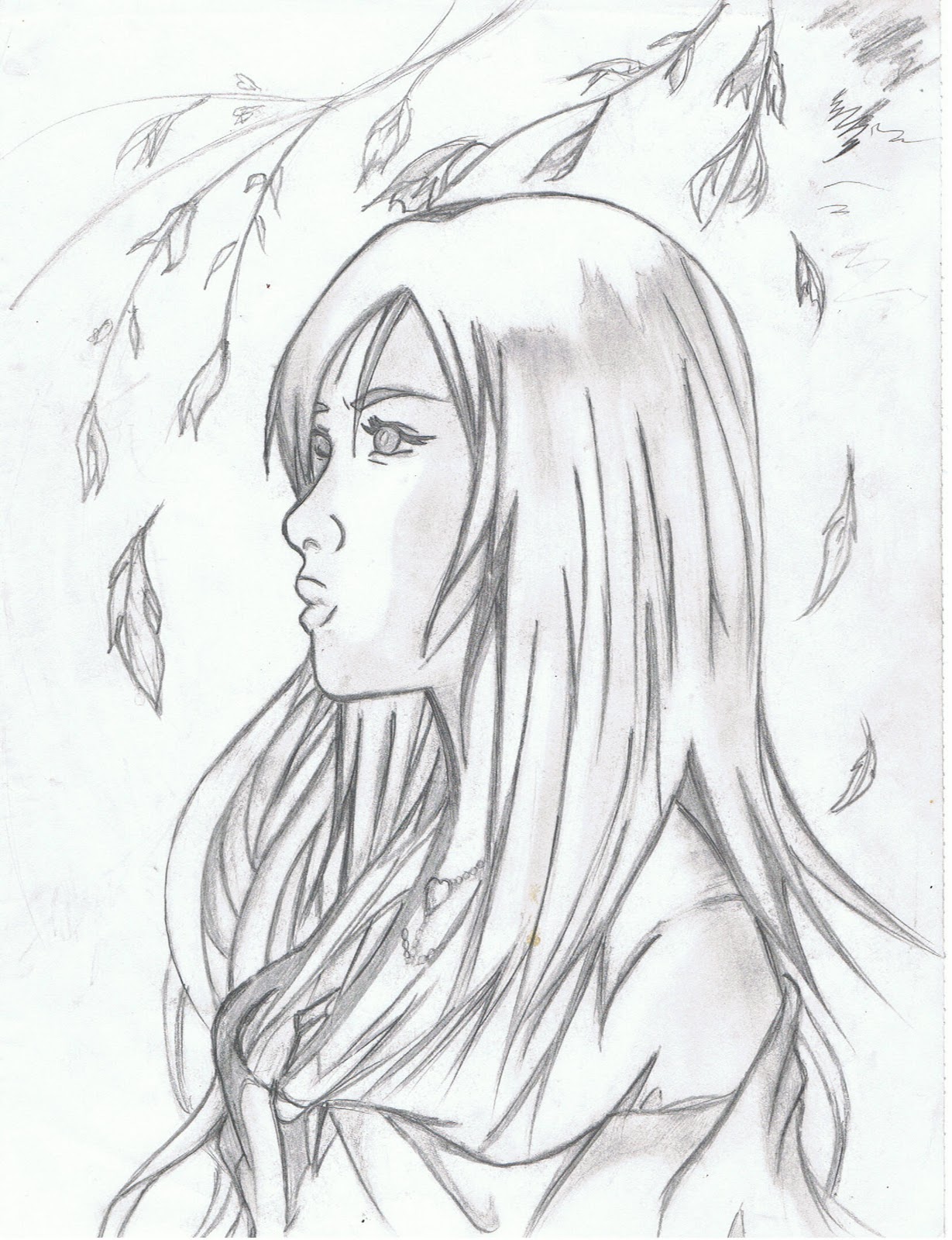 Realistic Woman Drawing