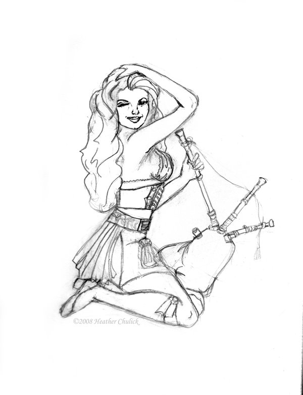 600x783 Irish Pinup Realistic Version By Finis183