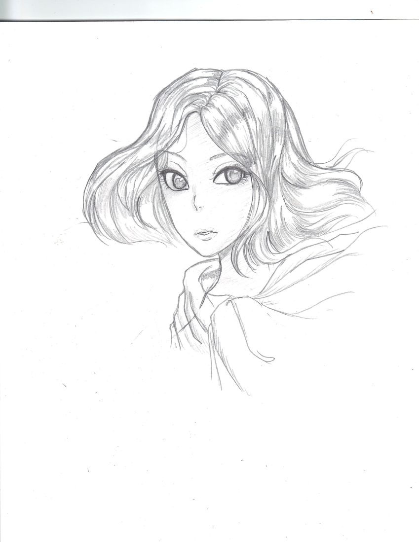 849x1099 Random Realistic Anime Girl Practice By 13clorinda