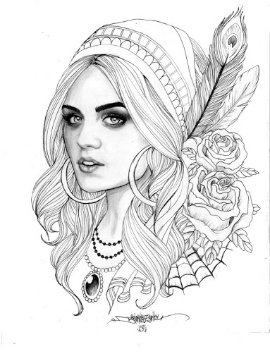 383x512 I Like The Black White More Realistic Designs Draiwing