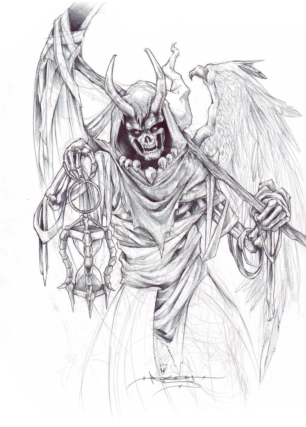 1024x1429 Clock Reaper By Itsbirdyart