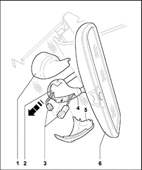 500x598 Repair Guides Interior Inside Rear View Mirror