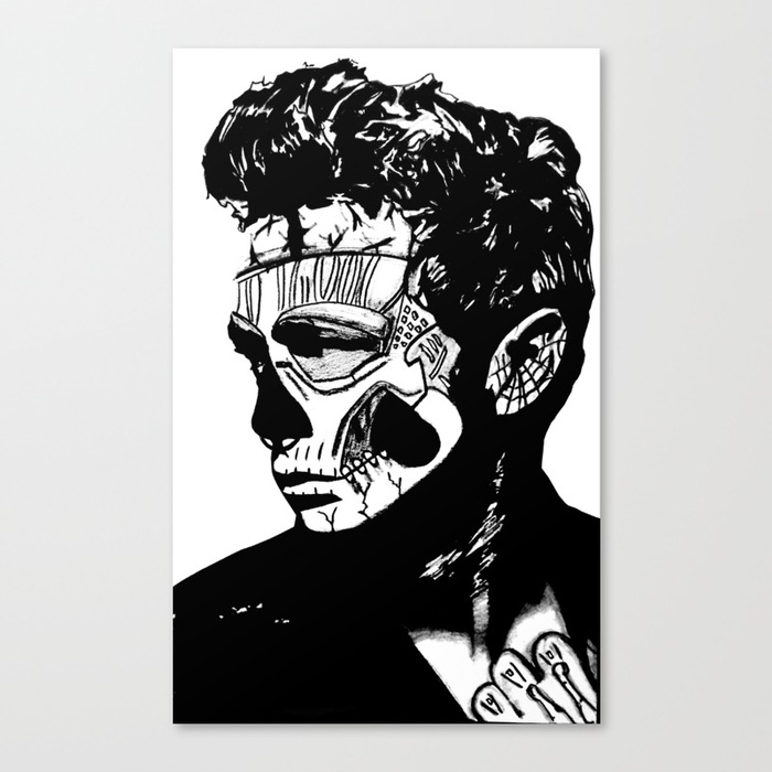 700x700 James Dean. Rebel Zombie. Canvas Print By 161926 Society6
