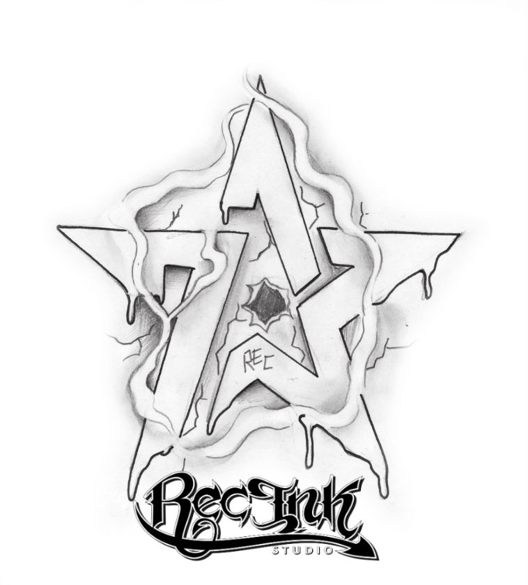 758x840 H Town Tattoo Idea Rec 713 Sketch By Txrec