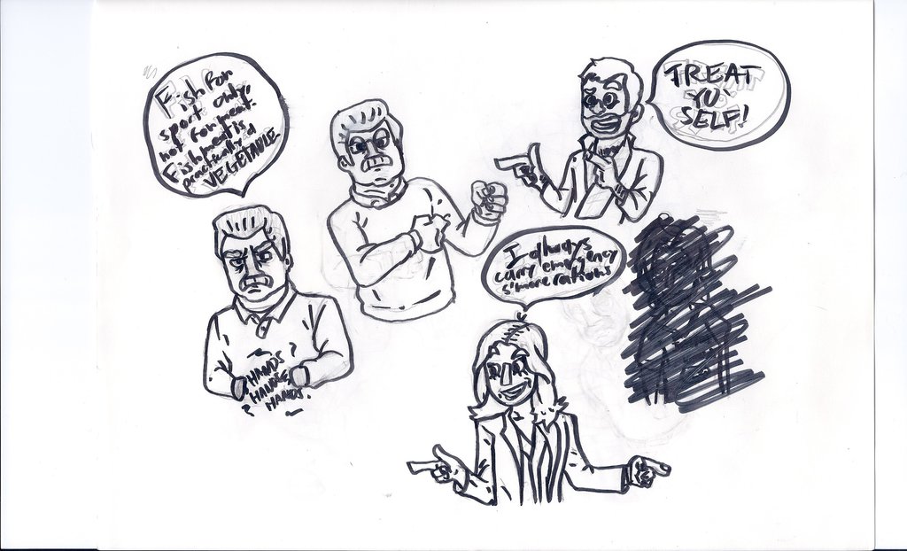 1024x622 Parks And Rec Fan Art By Crazywizbiz