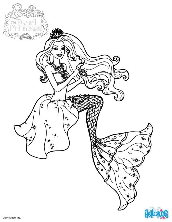 671x867 Coloring Pages Barbie Mermaid Drawing Coloring Pages Barbie