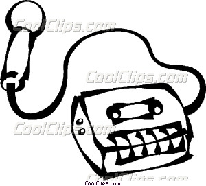 300x271 Tape Recorder And Microphone Vector Clip Art