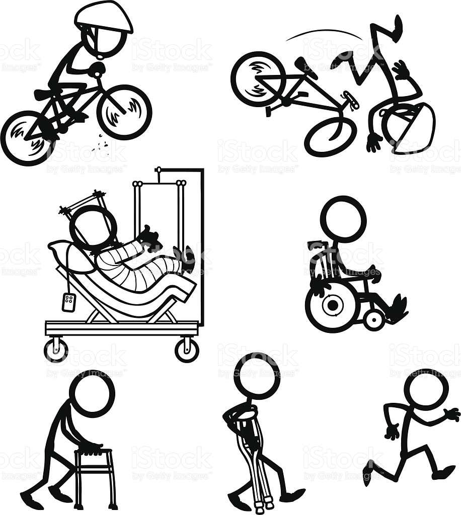 916x1024 Stick Figure People Bike Accident Recovery Vector Id165954419 (916