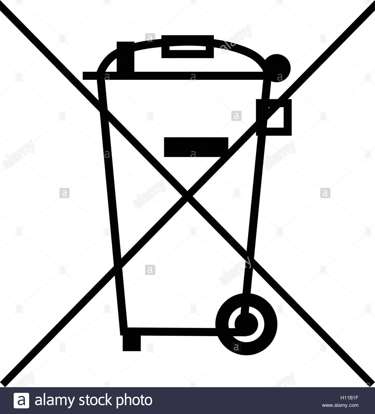 1261x1390 The Crossed Out Wheelie Bin Symbol, Waste Electrical
