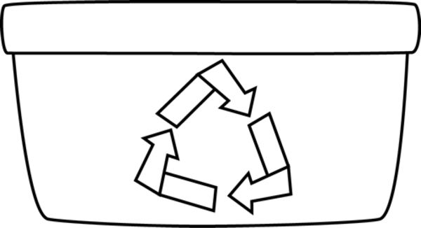 600x326 Recycle Bin Black White Free Images