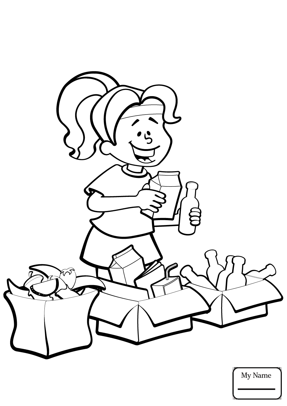 937x1326 Recycling Recycle Sign With Earth Nature Seasons Coloring Pages