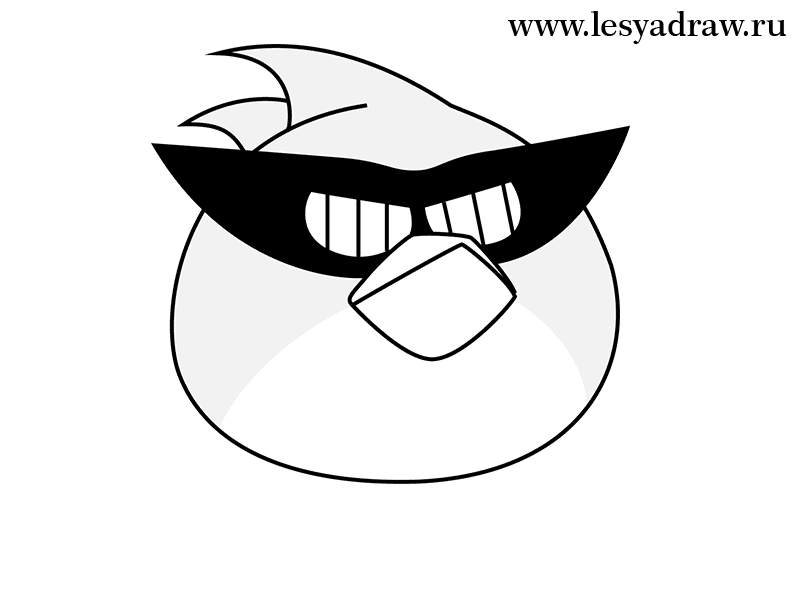 800x600 How To Draw Angry Birds, Super Red Bird