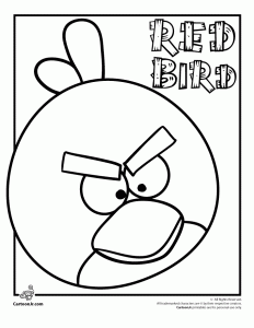 232x300 Angry Birds Coloring Pages
