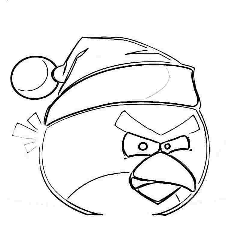 772x747 Christmas Angry Birds Coloring Pages Printable Free Coloring