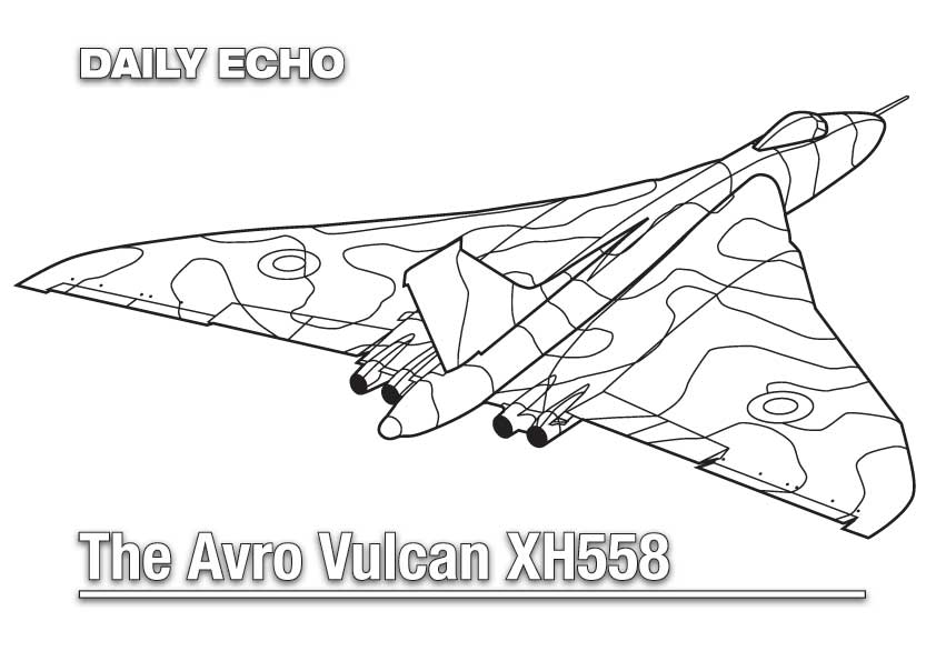842x595 Colour Your Own Bournemouth Air Festival Planes! Bournemouth Echo