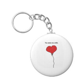324x324 You Make Me Smile Keychains Zazzle