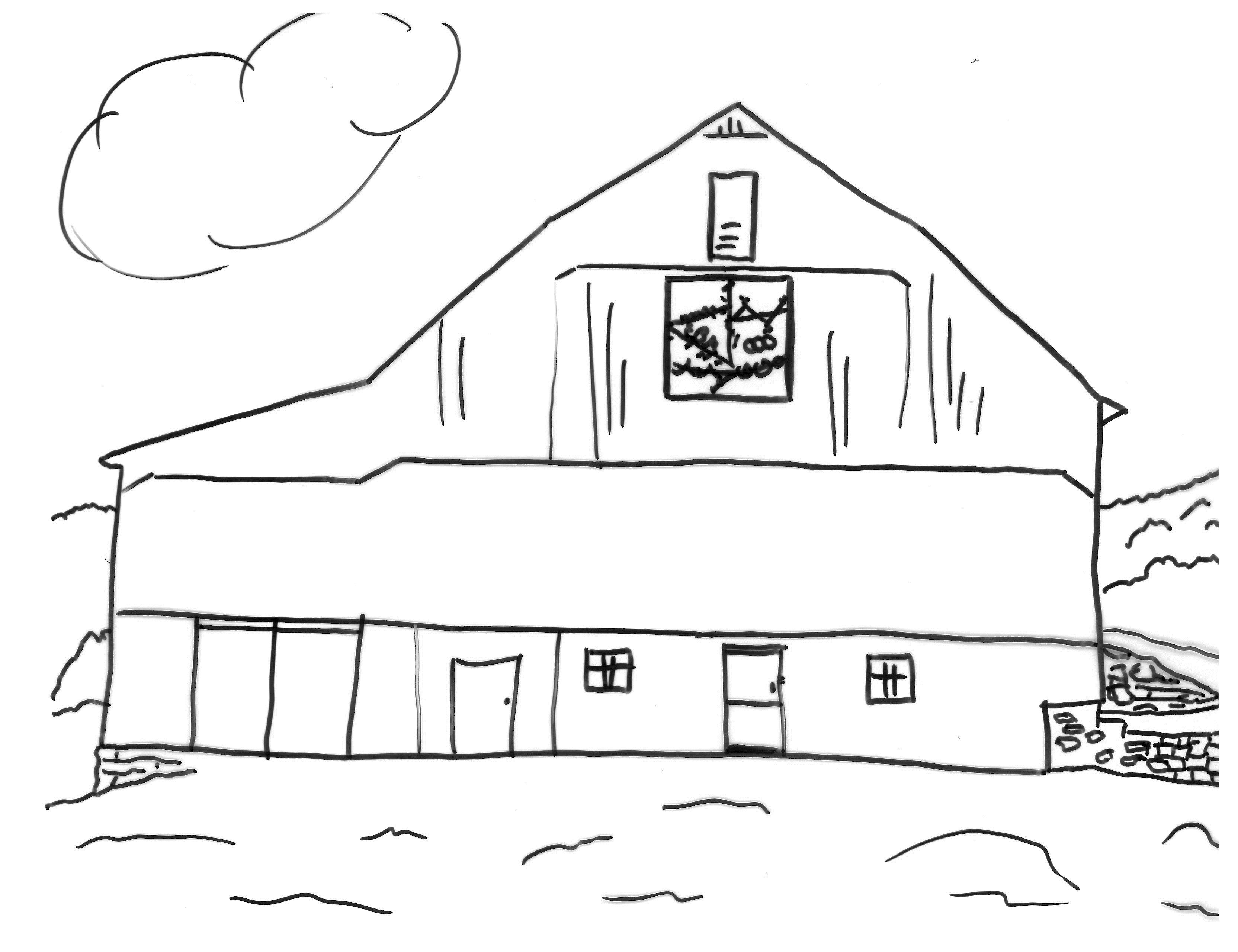 3328x2560 Impressive Barn Coloring Pages 50