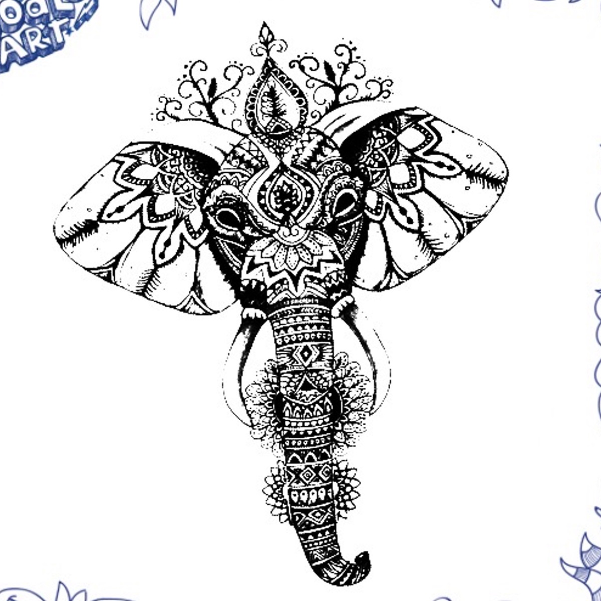 1200x1200 Red Bull Doodle Art