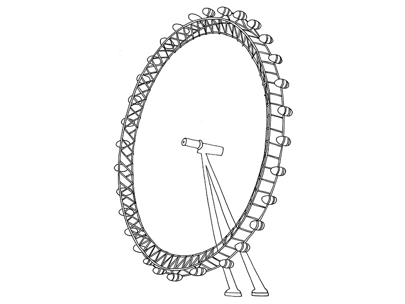 800x600 London Cityscape Mural Drawing Costa Coffee Westfield London