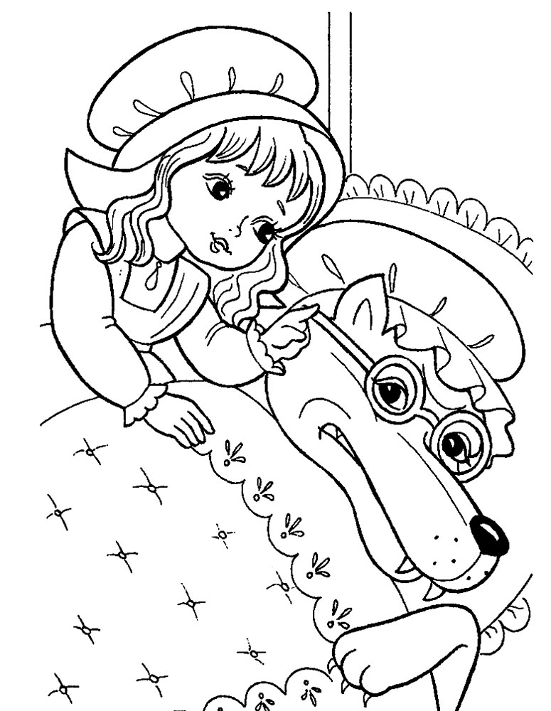 775x1000 Red Riding Hood Coloring Pages