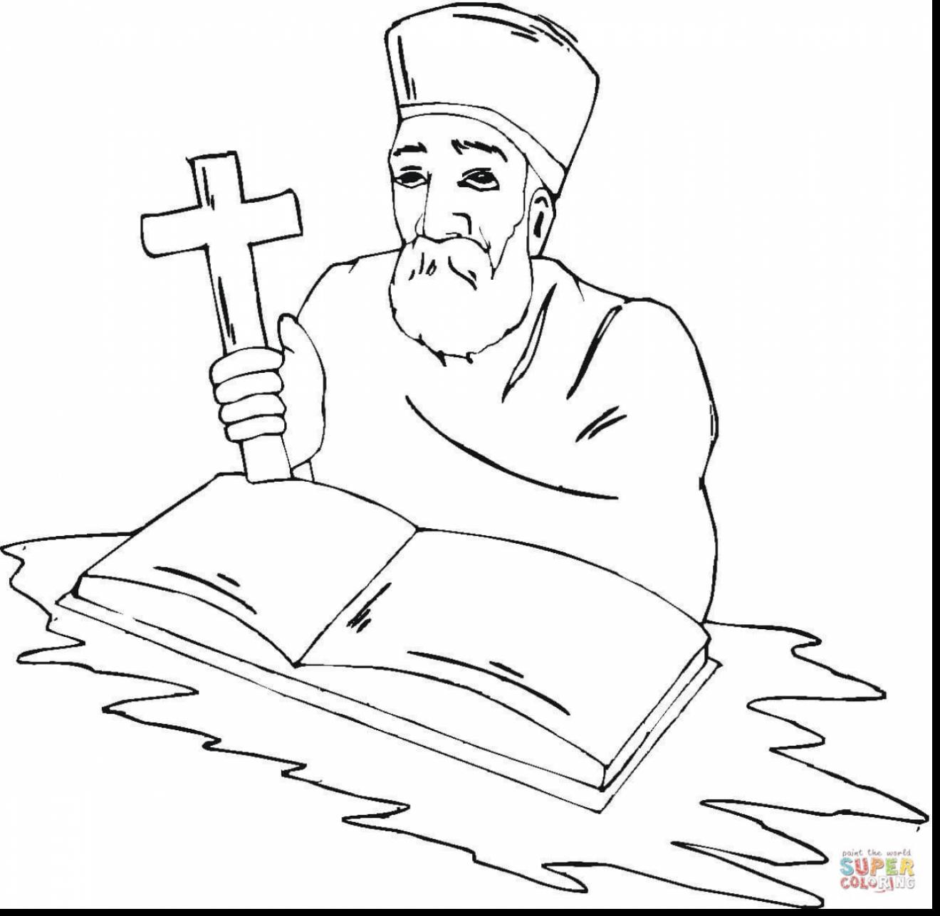 1320x1287 Fantastic Red Cross Coloring Pages With Cross Coloring Page