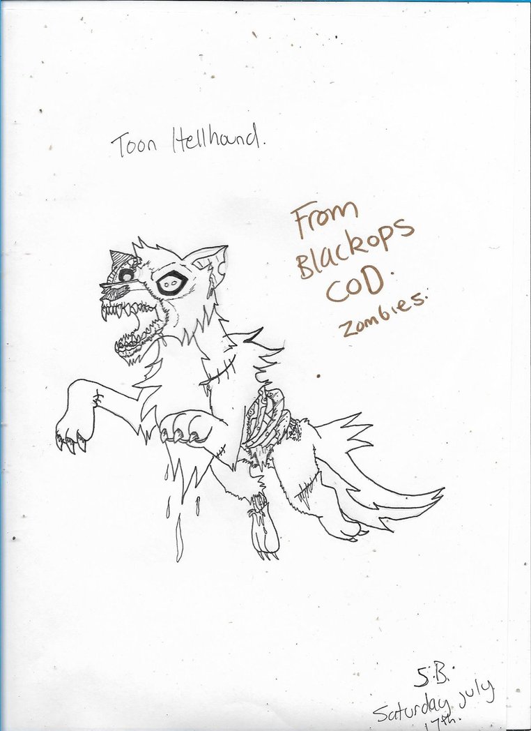 762x1048 Hell Hound Call Of Duty By The Red Devils