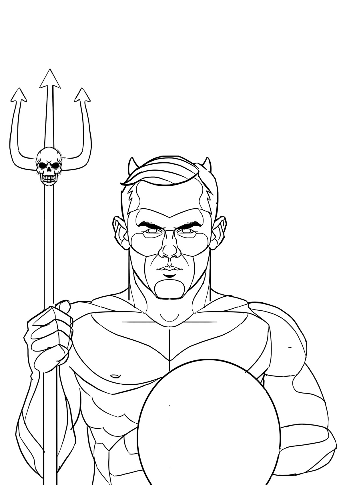 1200x1697 Red Devil On Behance