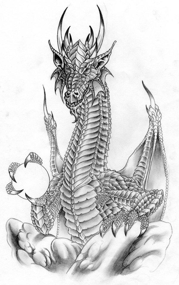 600x955 Great Red Dragon By Danbrenus